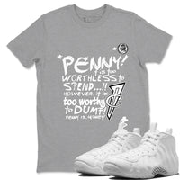 Penny Is SNRT Sneaker Tees - Air Foamposite One Triple White