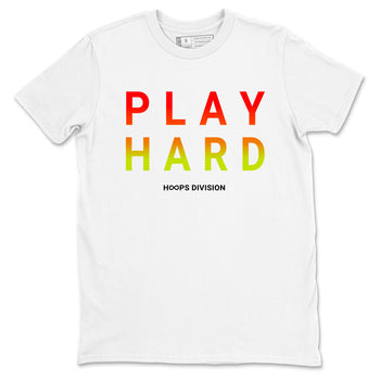 Sneaker Threads – Sneaker Tees To Match Nike JA 3 Under The Christmas Tree – Play Hard Graphic Tee White 2. Perfect for Jordan releases 2025 colorways. Perfect for Ja Morant sneaker releases and Christmas 2025 colorways.