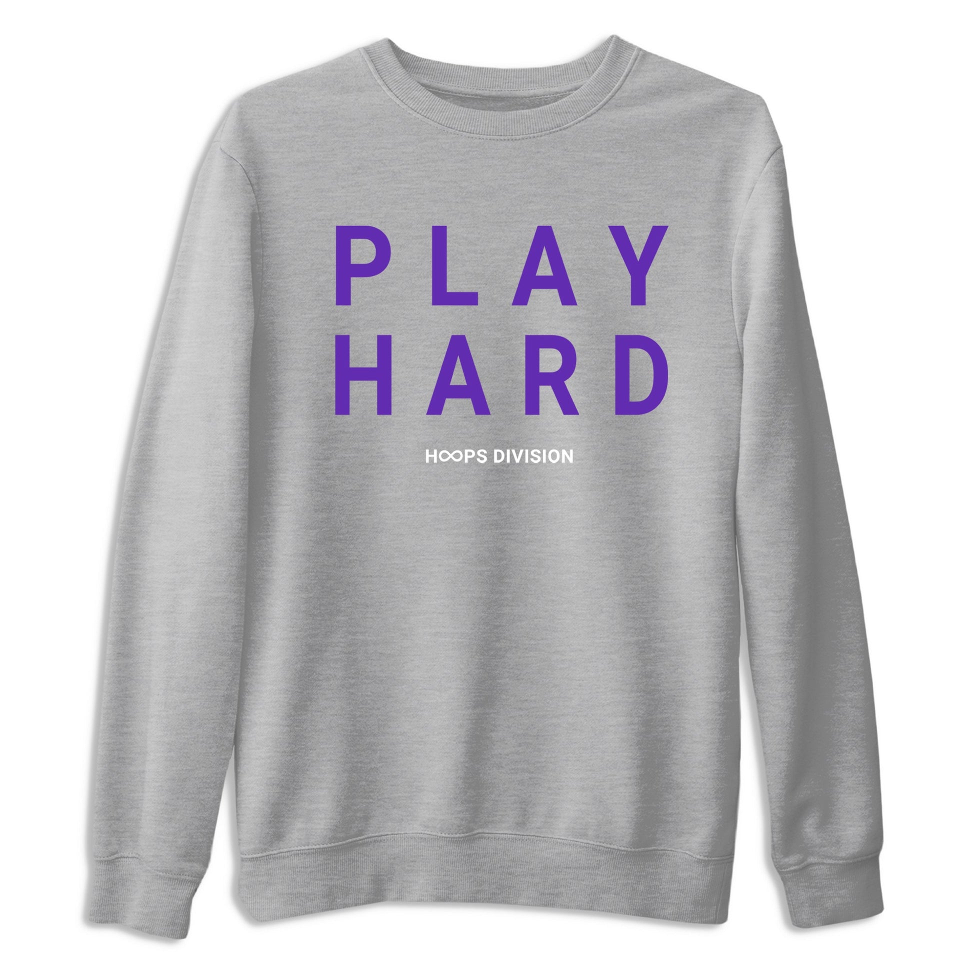 Sneaker Threads – Sneaker Tees To Match Nike KB 9 Hyper Grape – Play Hard Graphic Tee Heather Grey 2. Perfect for Jordan releases 2025 colorways. Perfect for purple basketball sneaker releases and legacy-inspired colorways for 2025 hoopers.