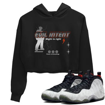 Foams One Jin shirts to match jordans Power Is Everything sneaker match tees Air Foamposite One Jin match shoes to clothes SNRT Sneaker Tees unisex cotton Black 1 crop tee