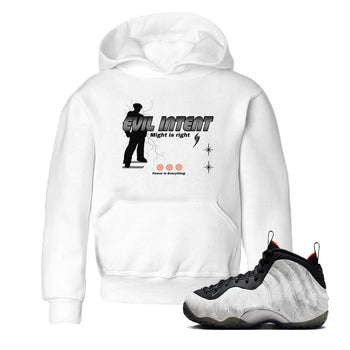 Foams One Jin shirts to match jordans Power Is Everything sneaker match tees Air Foamposite One Jin match shoes to clothes SNRT Sneaker Tees Youth Baby White 1 tee