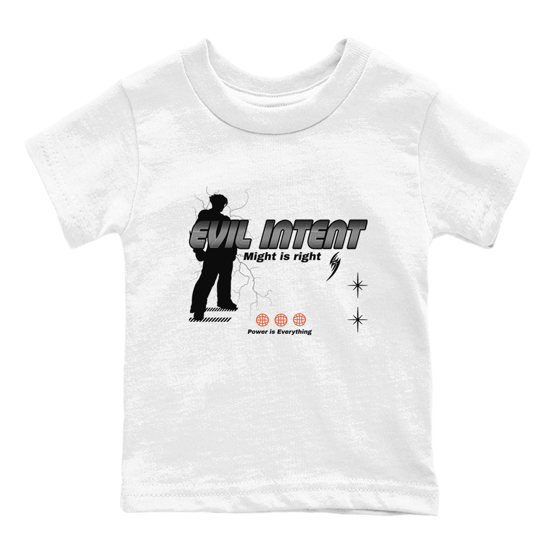 Foams One Jin shirts to match jordans Power Is Everything sneaker match tees Air Foamposite One Jin match shoes to clothes SNRT Sneaker Tees Youth Baby White 2 tee