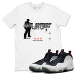 Foams One Jin shirts to match jordans Power Is Everything sneaker match tees Air Foamposite One Jin match shoes to clothes SNRT Sneaker Tees unisex cotton White 1 shirts