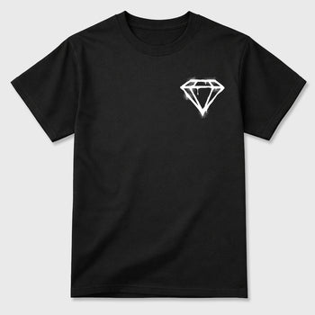 Pressure Makes Diamonds sneaker match t-shirt styled to complete your fit with the sneakers, shown in Black.