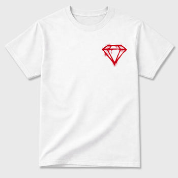 Pressure Makes Diamonds sneaker match t-shirt styled to complete your fit with the sneakers, shown in White.