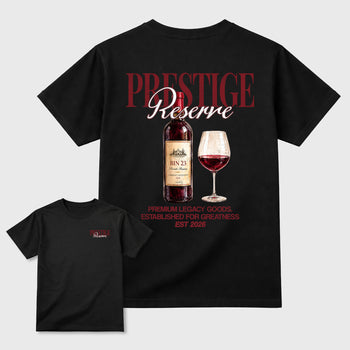 Prestige Graphic T-Shirt sneaker match tee designed for the 3s Burgundy Crush, featuring coordinated color options for a perfect streetwear match. Black shirt.