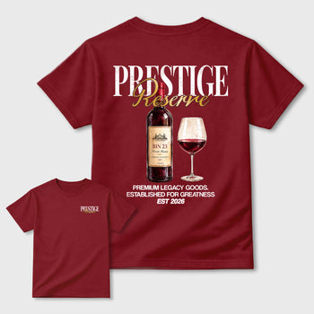 Prestige Graphic T-Shirt sneaker match tee designed for the 3s Burgundy Crush, featuring coordinated color options for a perfect streetwear match. Cardinal shirt.