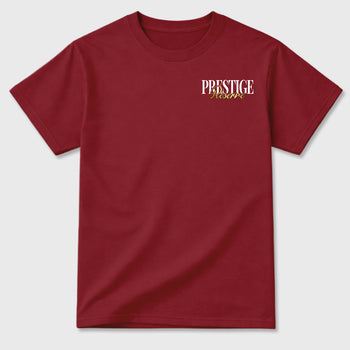 Prestige Graphic T-Shirt sneaker match tee designed for the 3s Burgundy Crush, featuring coordinated color options for a perfect streetwear match. Cardinal shirt.