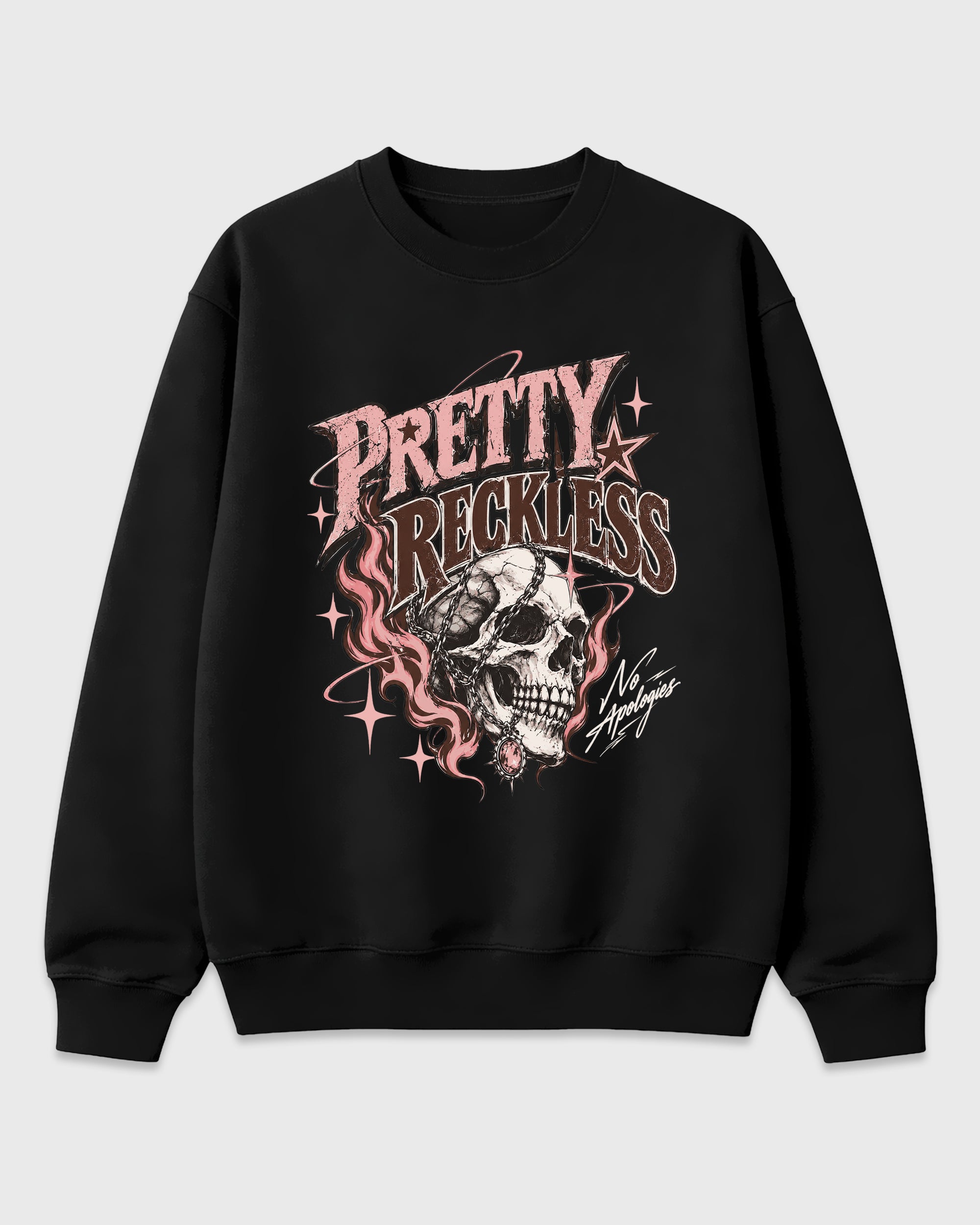 Pretty Reckless Graphic T-Shirt featuring original streetwear artwork designed to match the Air Jordan 3 Fireside. Black 2 Graphic Tee.