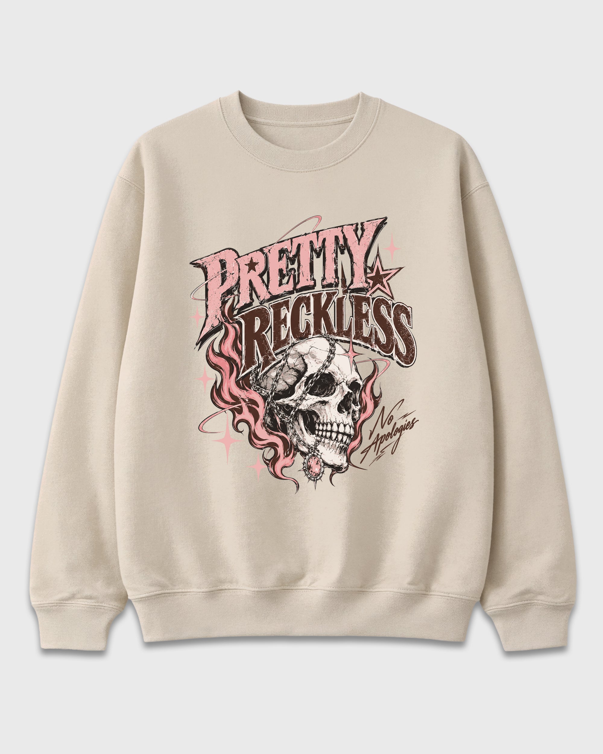 Pretty Reckless Graphic T-Shirt featuring original streetwear artwork designed to match the Air Jordan 3 Fireside. Natural 2 Graphic Tee.