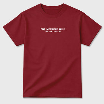 Property of Secret Graphic T-Shirt sneaker match tee designed for the 3s Burgundy Crush, featuring coordinated color options for a perfect streetwear match. Cardinal shirt.
