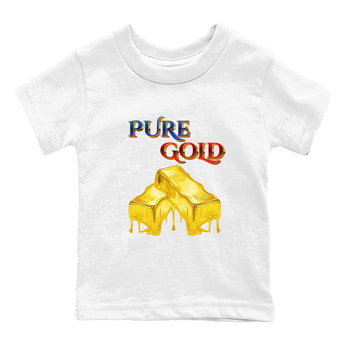 AJ1 Travis Scott Canary shirt to match jordans Pure Gold sneaker tees Air Jordan 1 Travis Scott Canary SNRT sneaker release tees baby toddler White 2 cotton Shirt