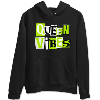 Foams One Black Volt best t shirts to wear with jordans Queen Vibes sneaker match tees Air Foamposite One Black Volt match shoes to clothes SNRT Sneaker Tees unisex cotton Black 2 shirts