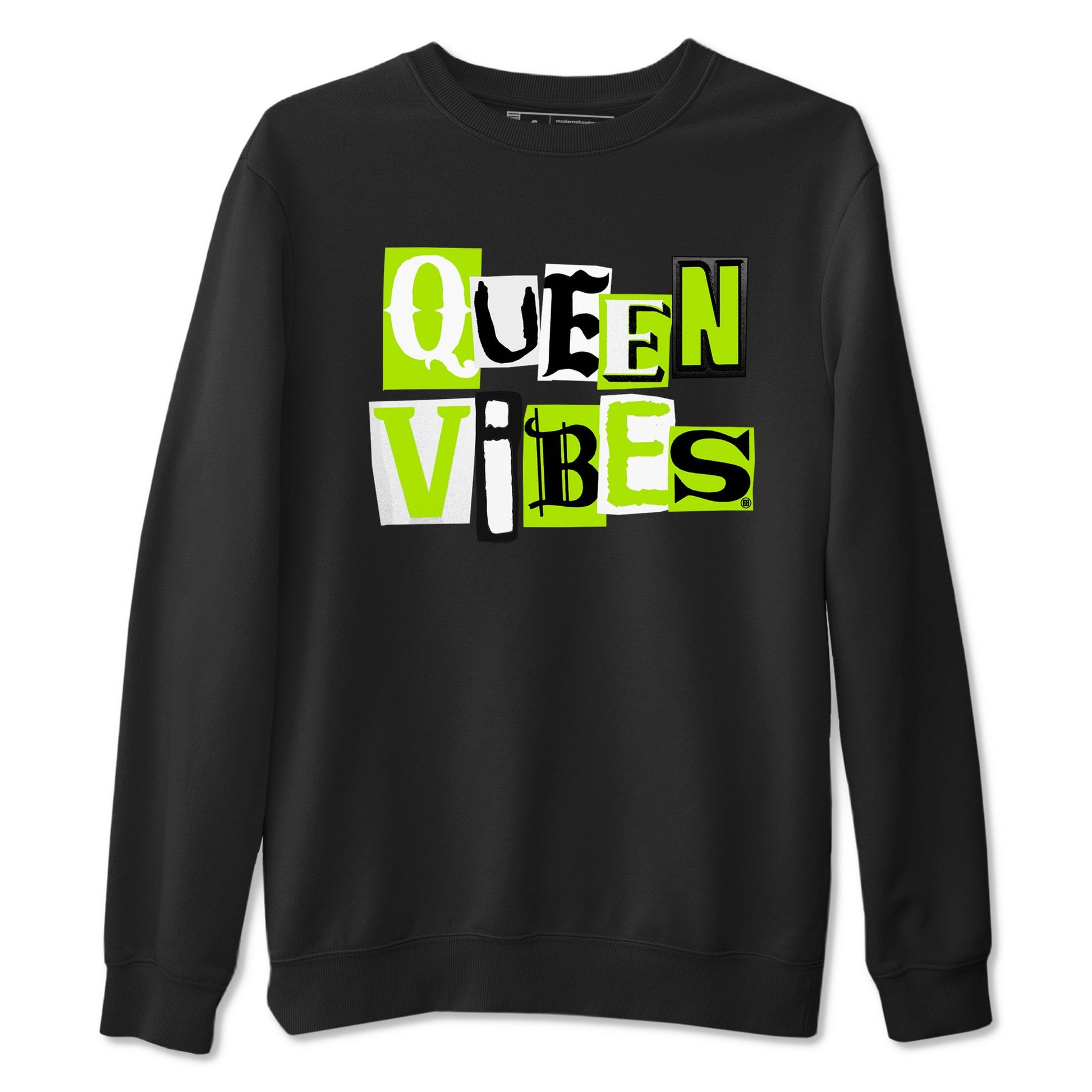 Foams One Black Volt best t shirts to wear with jordans Queen Vibes sneaker match tees Air Foamposite One Black Volt match shoes to clothes SNRT Sneaker Tees unisex cotton Black 2 shirts