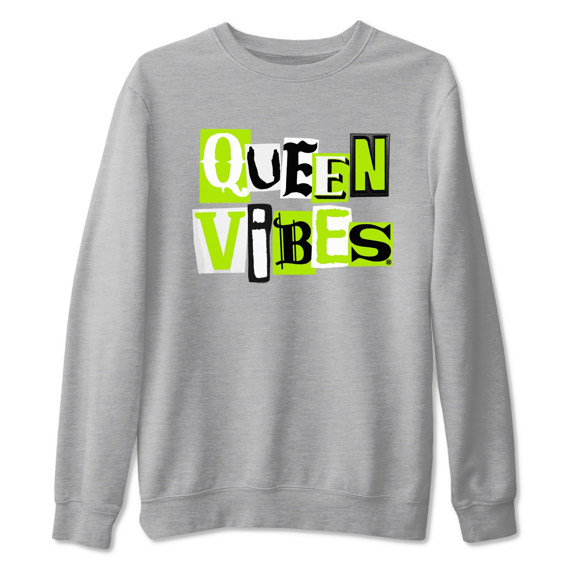 Foams One Black Volt best t shirts to wear with jordans Queen Vibes sneaker match tees Air Foamposite One Black Volt match shoes to clothes SNRT Sneaker Tees unisex cotton Heather Grey 2 shirts