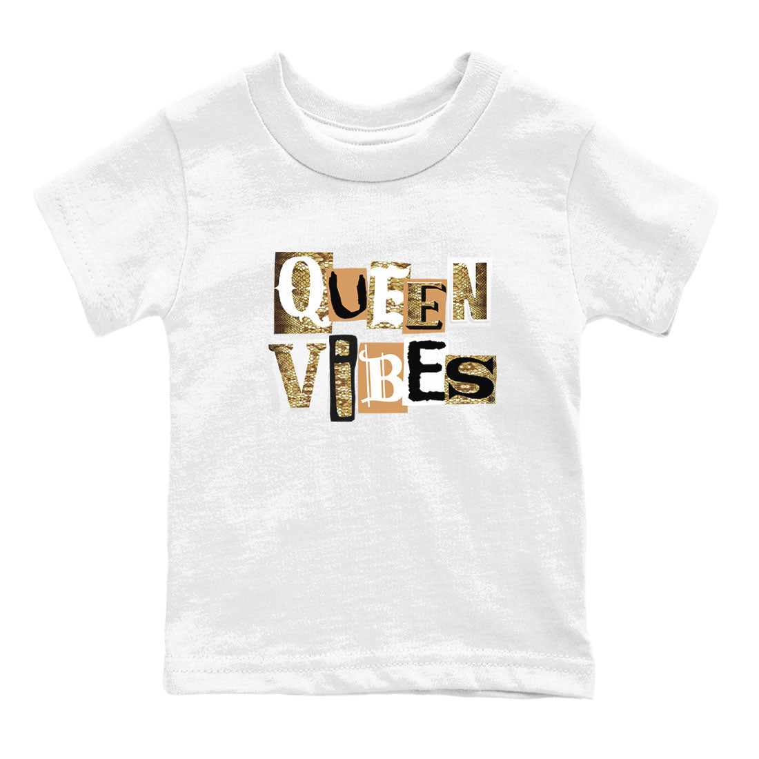 Air Force 1 Ivory Snake shirt to match jordans Queen Vibes sneaker tees Air Force 1 Ivory Snake SNRT sneaker release tees baby toddler White 2 cotton Shirt