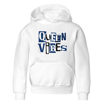 1s Midnight Navy shirts to match jordans Queen Vibes sneaker match tees Air Jordan 1 Midnight Navy match shoes to clothes SNRT Sneaker Tees Youth Baby White 2 tee