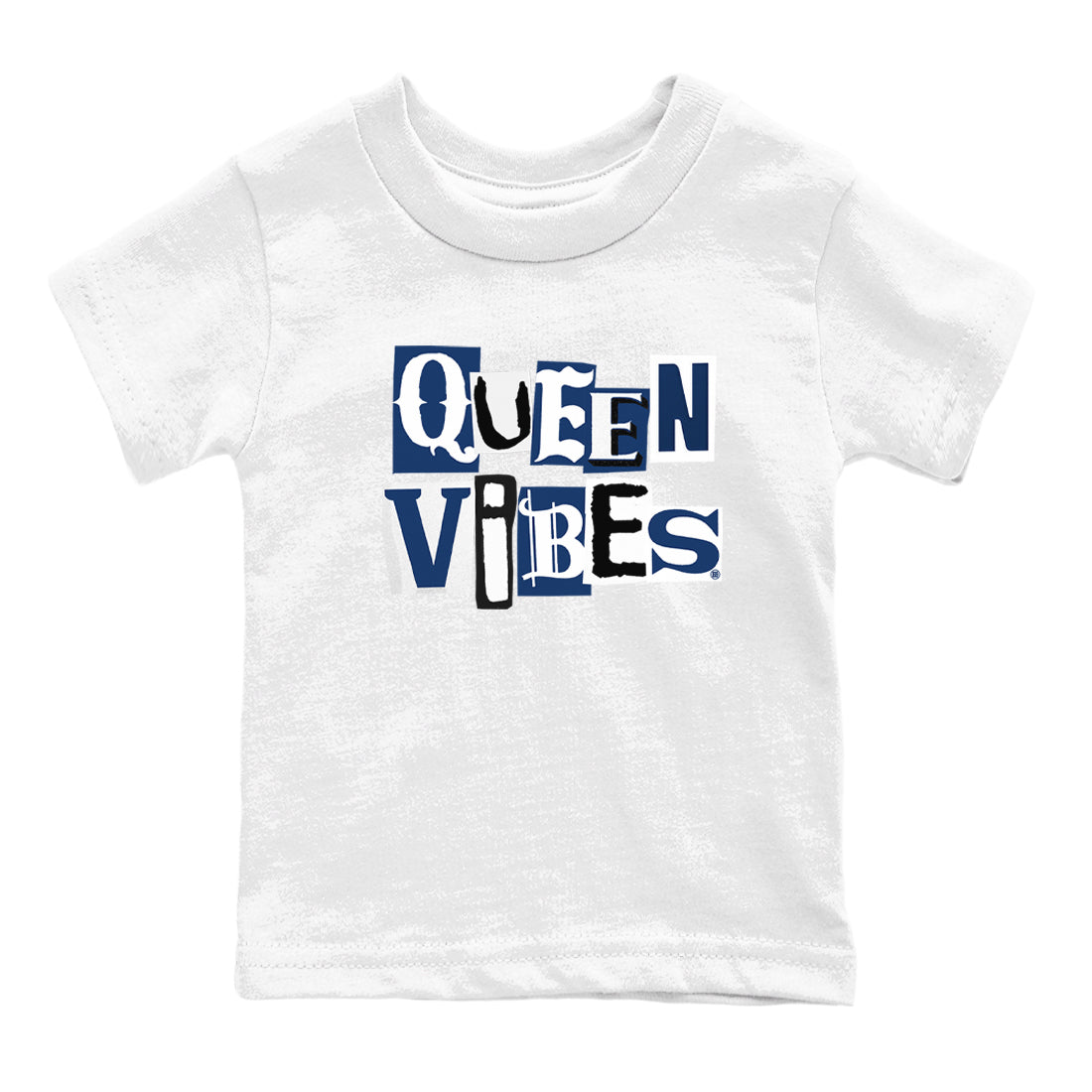1s Midnight Navy shirts to match jordans Queen Vibes sneaker match tees Air Jordan 1 Midnight Navy match shoes to clothes SNRT Sneaker Tees Youth Baby White 2 tee