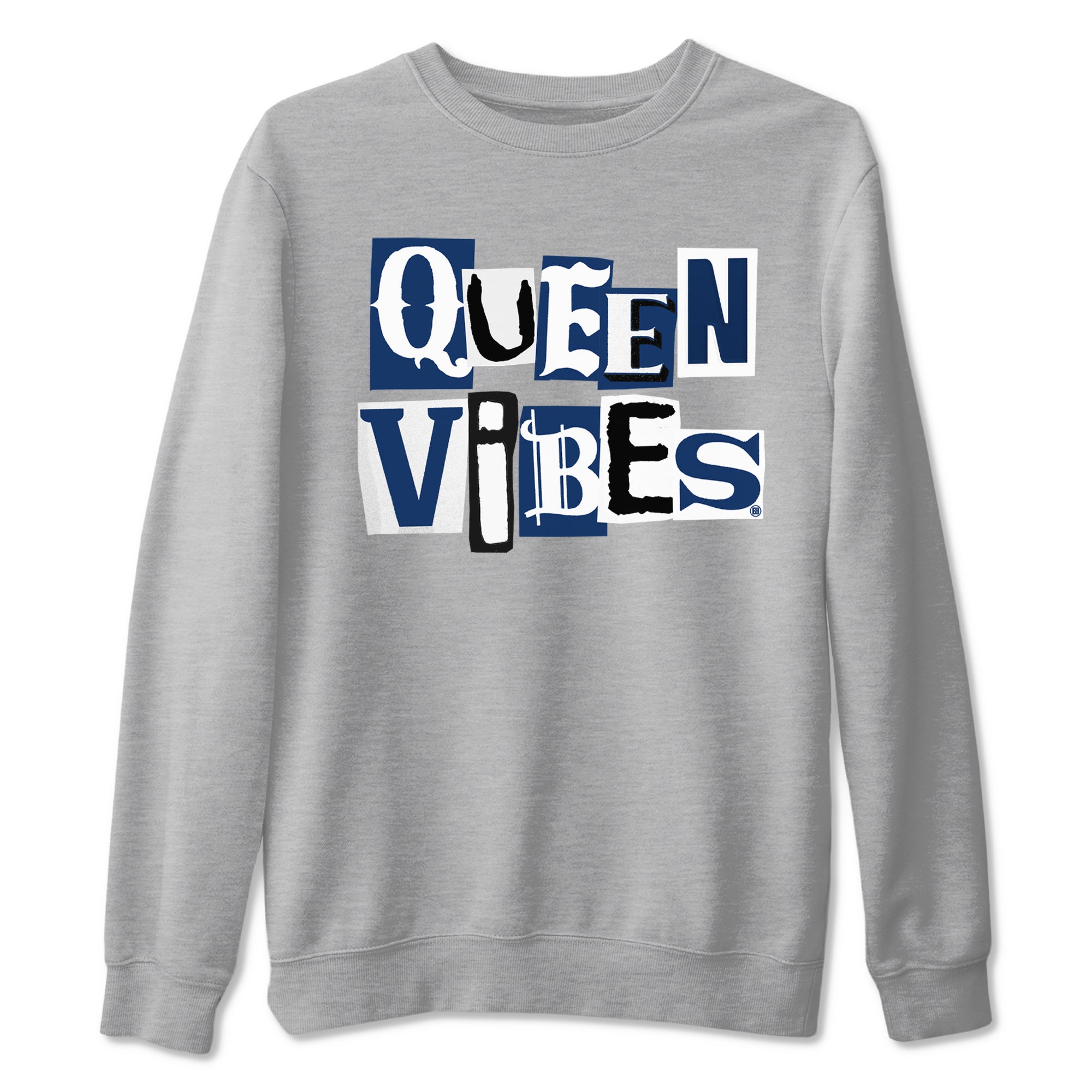 1s Midnight Navy shirts to match jordans Queen Vibes sneaker match tees Air Jordan 1 Midnight Navy match shoes to clothes SNRT Sneaker Tees unisex cotton Heather Grey 2 shirts