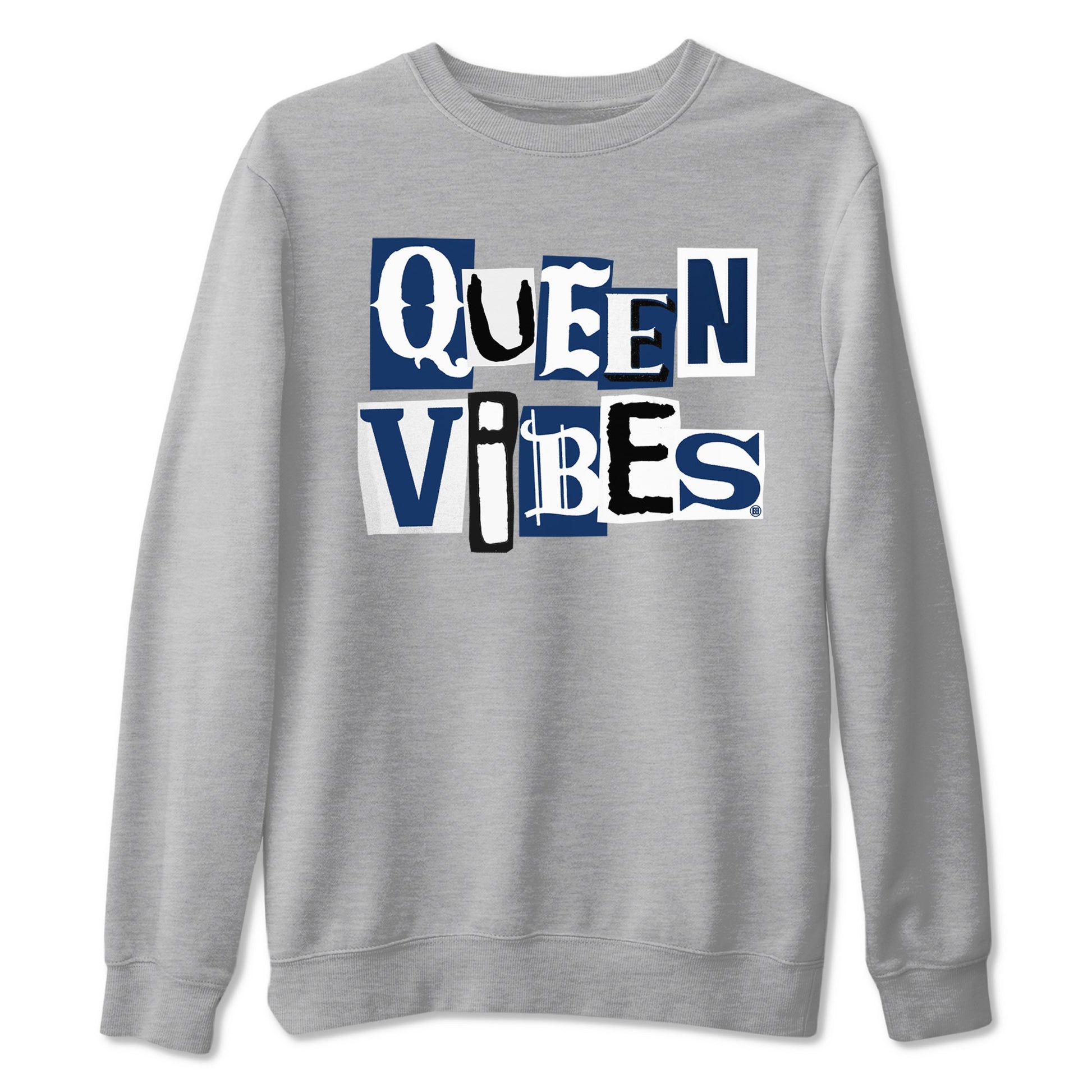 1s Midnight Navy shirts to match jordans Queen Vibes sneaker match tees Air Jordan 1 Midnight Navy match shoes to clothes SNRT Sneaker Tees unisex cotton Heather Grey 2 shirts