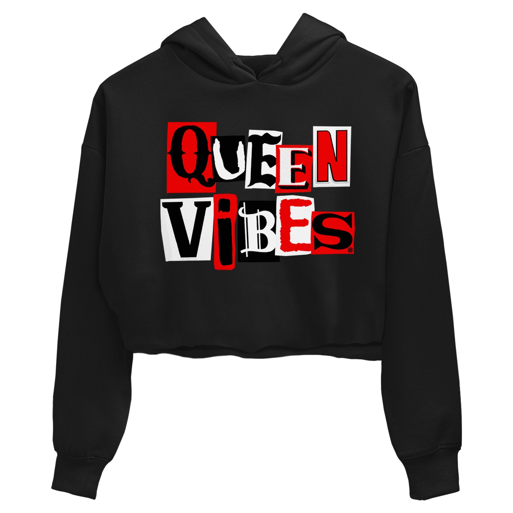 11s Bred Velvet shirts to match jordans Queen Vibes sneaker match tees Air Jordan 11 Retro Bred Velvet match shoes to clothes SNRT Sneaker Tees unisex cotton Black 2 crop tee