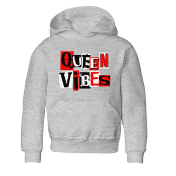 11s Bred Velvet shirts to match jordans Queen Vibes sneaker match tees Air Jordan 11 Retro Bred Velvet match shoes to clothes SNRT Sneaker Tees Youth Baby Heather Grey 2 tee