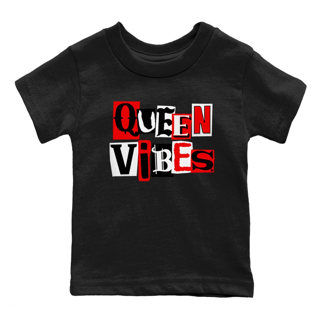 11s Bred Velvet shirts to match jordans Queen Vibes sneaker match tees Air Jordan 11 Retro Bred Velvet match shoes to clothes SNRT Sneaker Tees Youth Baby Black 2 tee