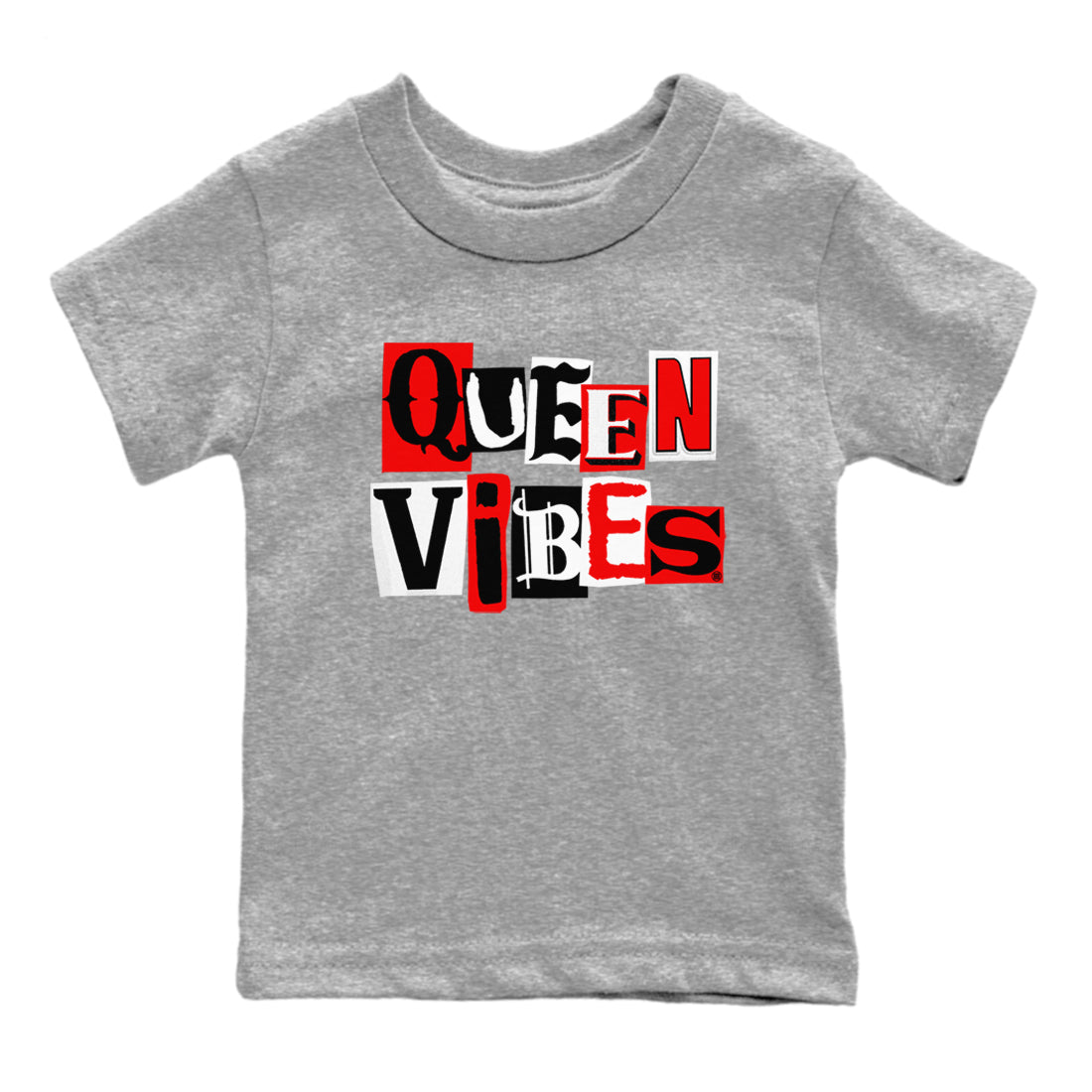 11s Bred Velvet shirts to match jordans Queen Vibes sneaker match tees Air Jordan 11 Retro Bred Velvet match shoes to clothes SNRT Sneaker Tees Youth Baby Heather Grey 2 tee