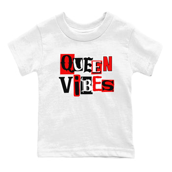11s Bred Velvet shirts to match jordans Queen Vibes sneaker match tees Air Jordan 11 Retro Bred Velvet match shoes to clothes SNRT Sneaker Tees Youth Baby White 2 tee