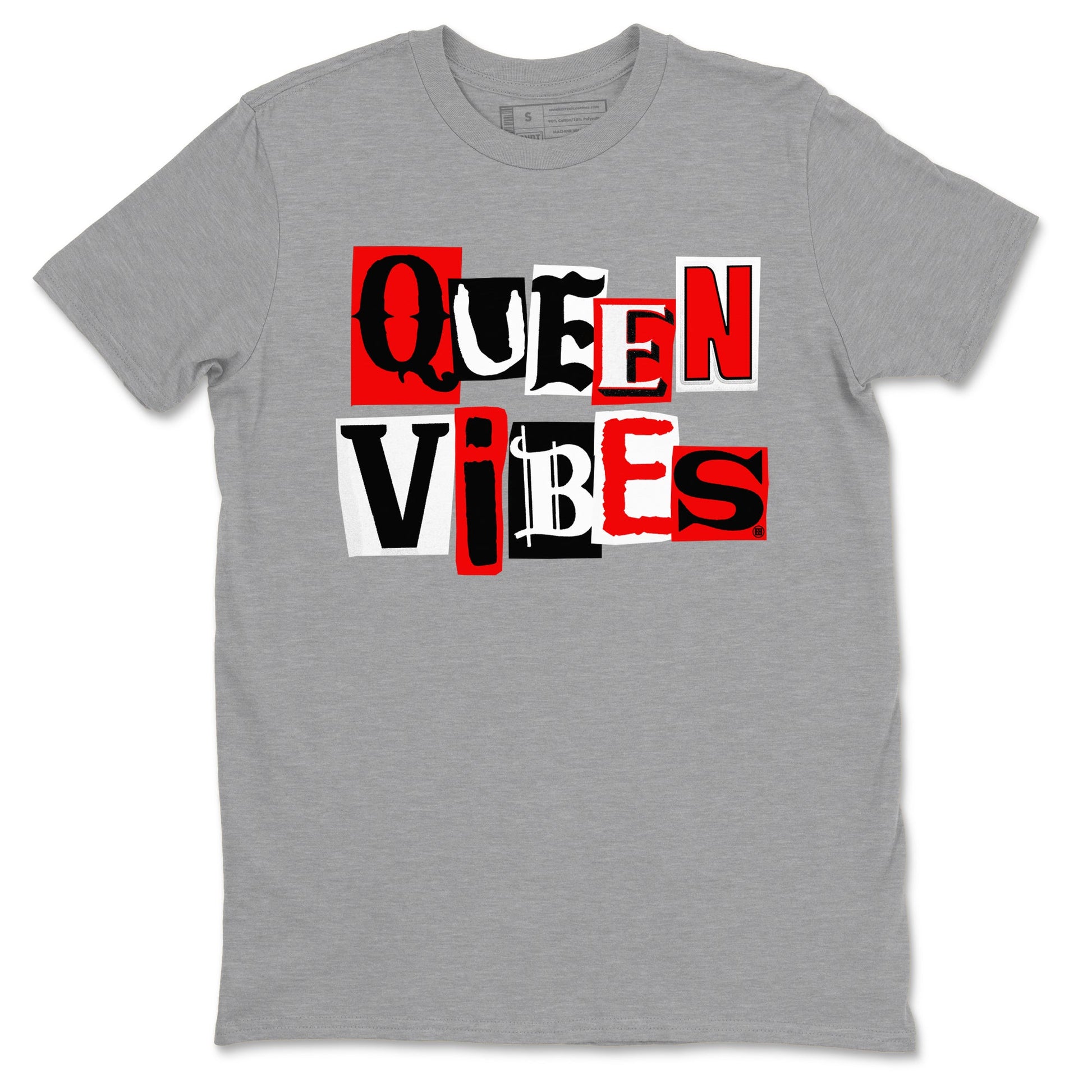 11s Bred Velvet shirts to match jordans Queen Vibes sneaker match tees Air Jordan 11 Retro Bred Velvet match shoes to clothes SNRT Sneaker Tees unisex cotton Heather Grey 2 shirts