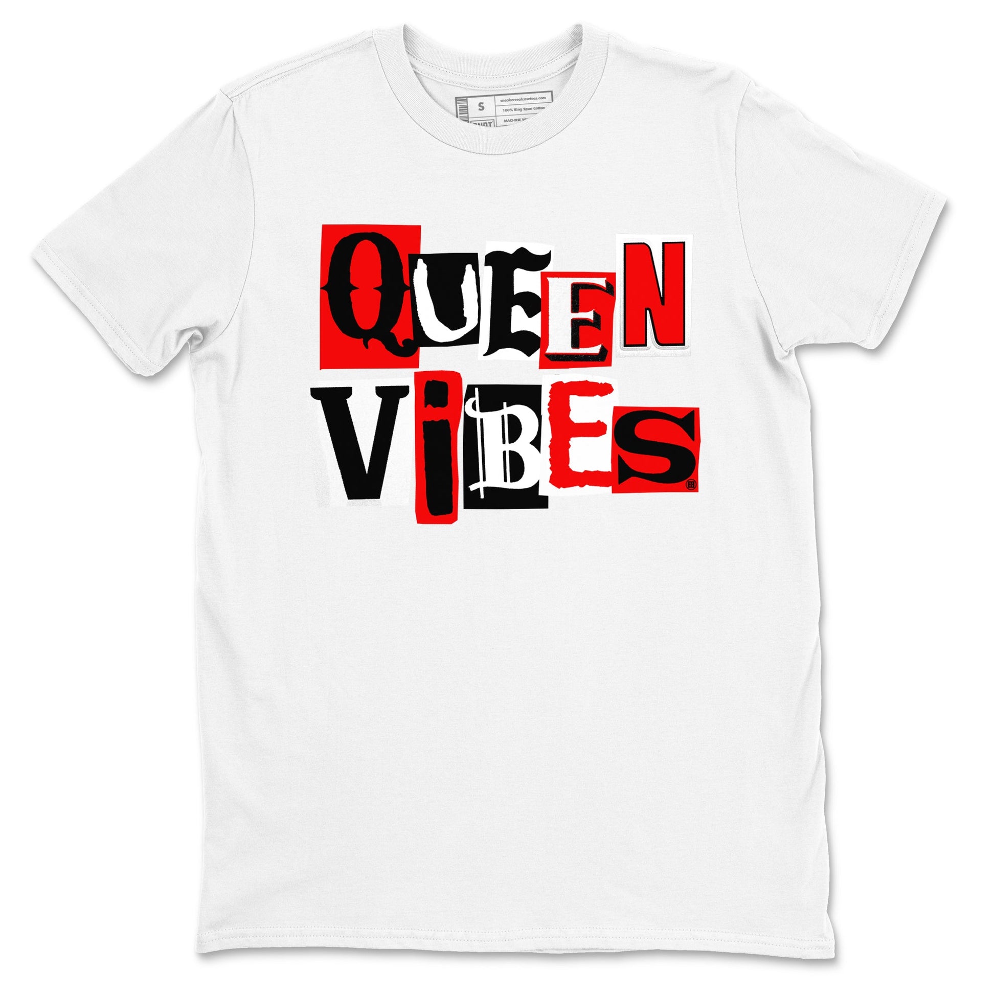 11s Bred Velvet shirts to match jordans Queen Vibes sneaker match tees Air Jordan 11 Retro Bred Velvet match shoes to clothes SNRT Sneaker Tees unisex cotton White 2 shirts