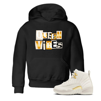 12s Phantom shirts to match jordans Queen Vibes sneaker match tees Air Jordan 12 WMNS Phantom match shoes to clothes SNRT Sneaker Tees Youth Baby Black 1 tee