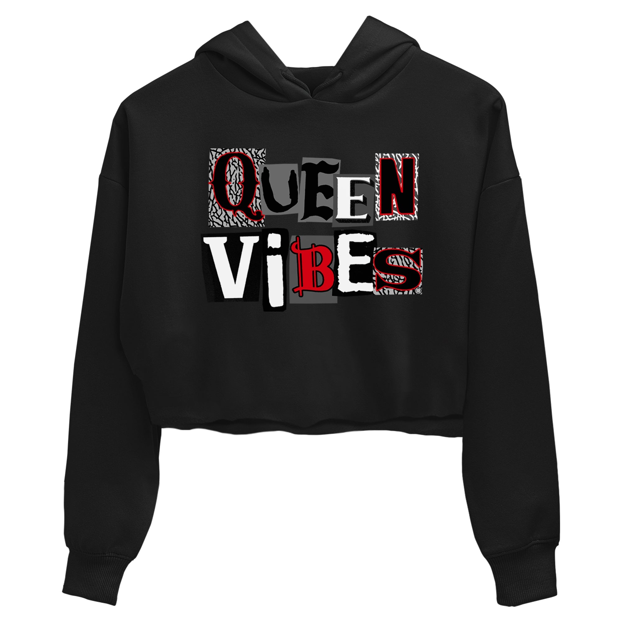 3s Black Cement shirts to match jordans Queen Vibes sneaker match tees Jordan 3 Retro Black Cement SNRT Sneaker Release Tees unisex cotton Black 2 Crop Shirts