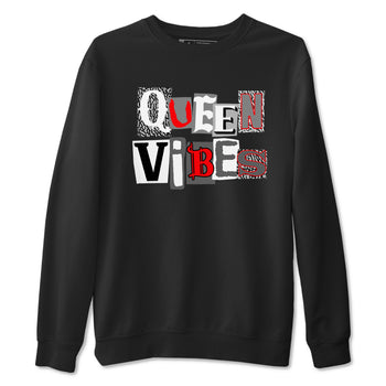 3s Cement Grey shirts to match jordans Queen Vibes sneaker match tees Air Jordan 3 Cement Grey SNRT Sneaker Tees streetwear brand Black 2 unisex cotton tee