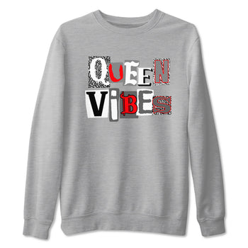 3s Cement Grey shirts to match jordans Queen Vibes sneaker match tees Air Jordan 3 Cement Grey SNRT Sneaker Tees streetwear brand Heather Grey 2 unisex cotton tee