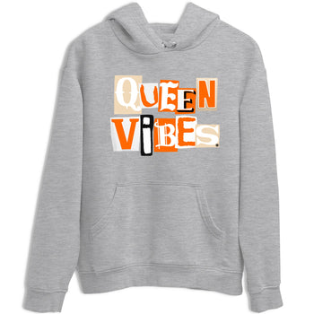 Queen Vibes sneaker match t-shirt styled to complete your fit with the Air Jordan 3 Starfish sneakers, shown in Heather Grey 2.