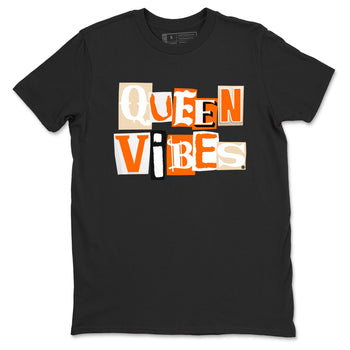 Queen Vibes sneaker match t-shirt styled to complete your fit with the Air Jordan 3 Starfish sneakers, shown in Black 2.