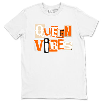 Queen Vibes sneaker match t-shirt styled to complete your fit with the Air Jordan 3 Starfish sneakers, shown in White 2.