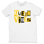 Dunk High Pollen shirts to match jordans Queen Vibes sneaker match tees Dunk High Pollen match shoes to clothes SNRT Sneaker Tees unisex cotton White 2 shirts