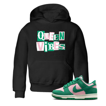 Dunk Low Medium Soft Pink Malachite shirt to match jordans Queen Vibes sneaker tees Dunks Medium Soft Pink Malachite Streetwear Brand SNRT Sneaker Release Tees baby toddler Black 1 cotton Shirt