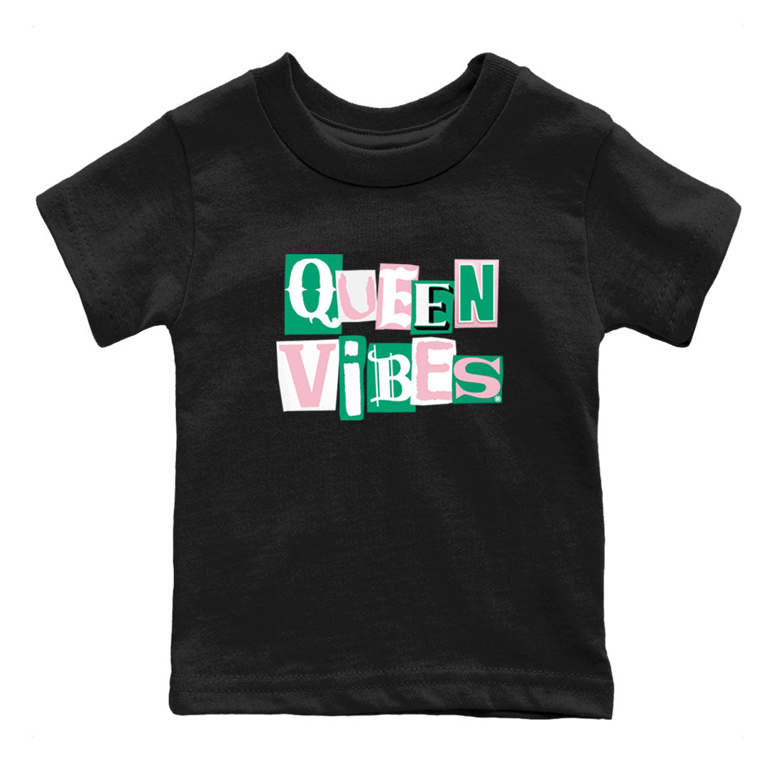 Dunk Low Medium Soft Pink Malachite shirt to match jordans Queen Vibes sneaker tees Dunks Medium Soft Pink Malachite Streetwear Brand SNRT Sneaker Release Tees baby toddler Black 2 cotton Shirt