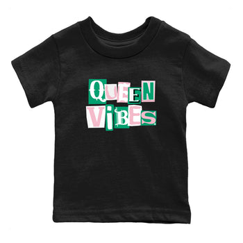 Dunk Low Medium Soft Pink Malachite shirt to match jordans Queen Vibes sneaker tees Dunks Medium Soft Pink Malachite Streetwear Brand SNRT Sneaker Release Tees baby toddler Black 2 cotton Shirt