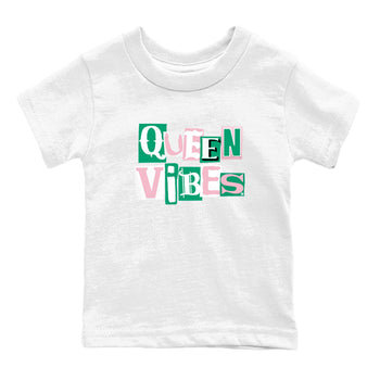 Dunk Low Medium Soft Pink Malachite shirt to match jordans Queen Vibes sneaker tees Dunks Medium Soft Pink Malachite Streetwear Brand SNRT Sneaker Release Tees baby toddler White 2 cotton Shirt