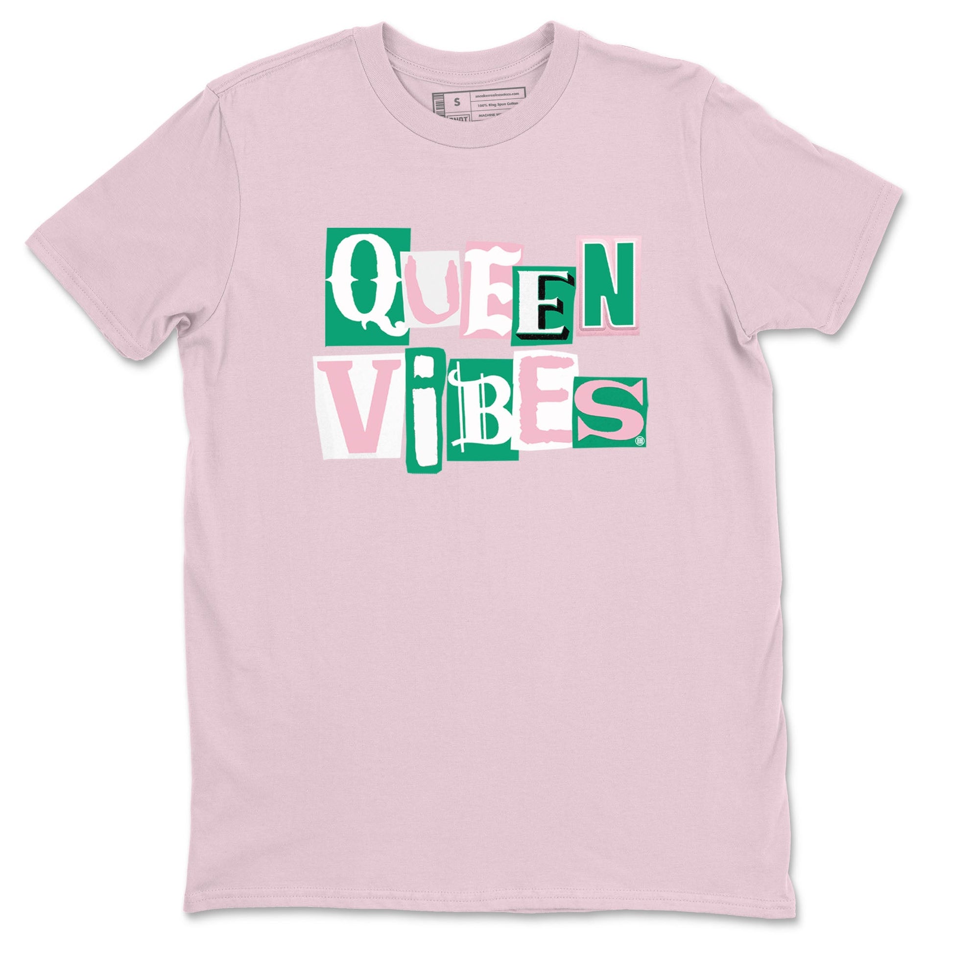 Dunk Low Medium Soft Pink Malachite shirt to match jordans Queen Vibes sneaker tees Dunks Medium Soft Pink Malachite Streetwear Brand SNRT Sneaker Release Tees unisex cotton Pink 2 crew neck shirt