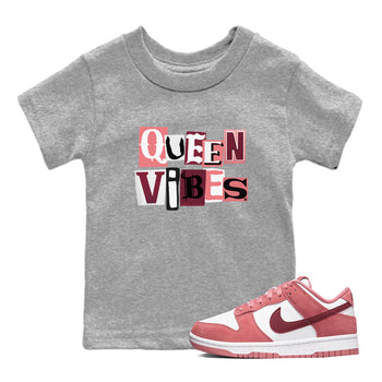 Queen Vibes SNRT Sneaker Tees Kids - Dunk Valentines Day 2024 - SNRT Sneaker Tee