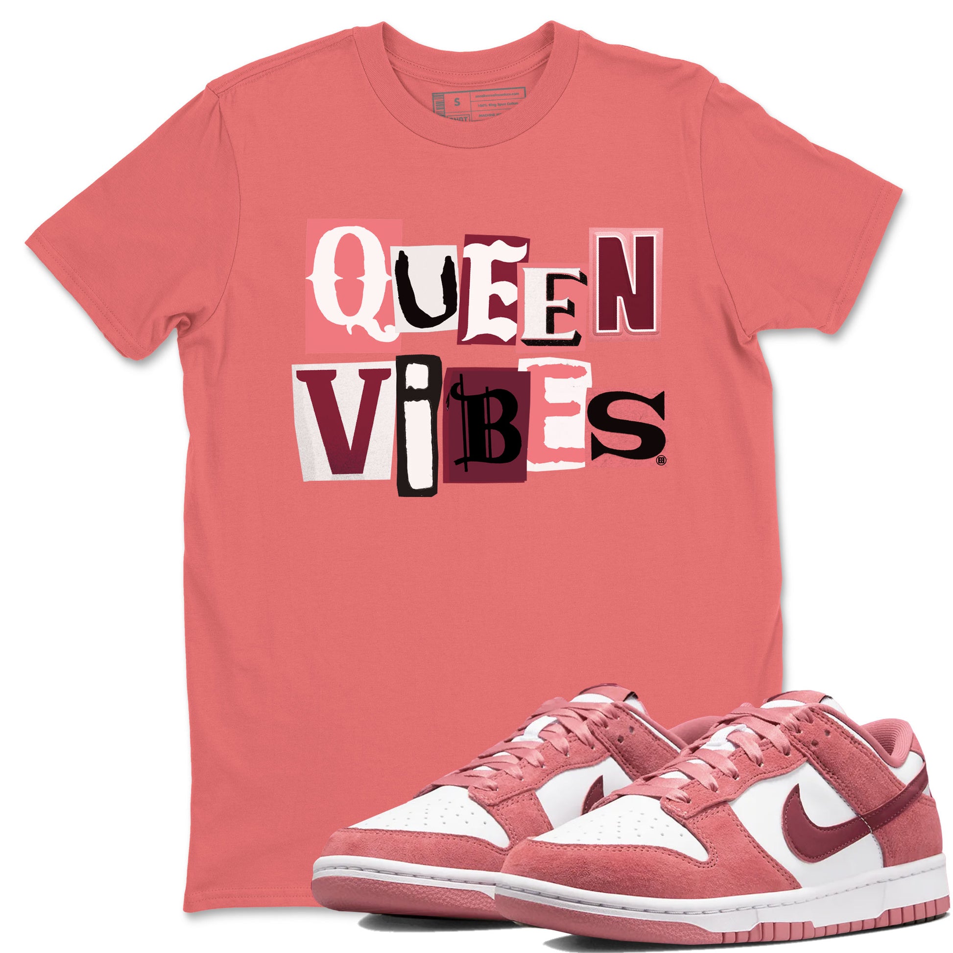 Queen Vibes SNRT Sneaker Tees - Dunk Valentines Day 2024 - SNRT Sneaker Tee