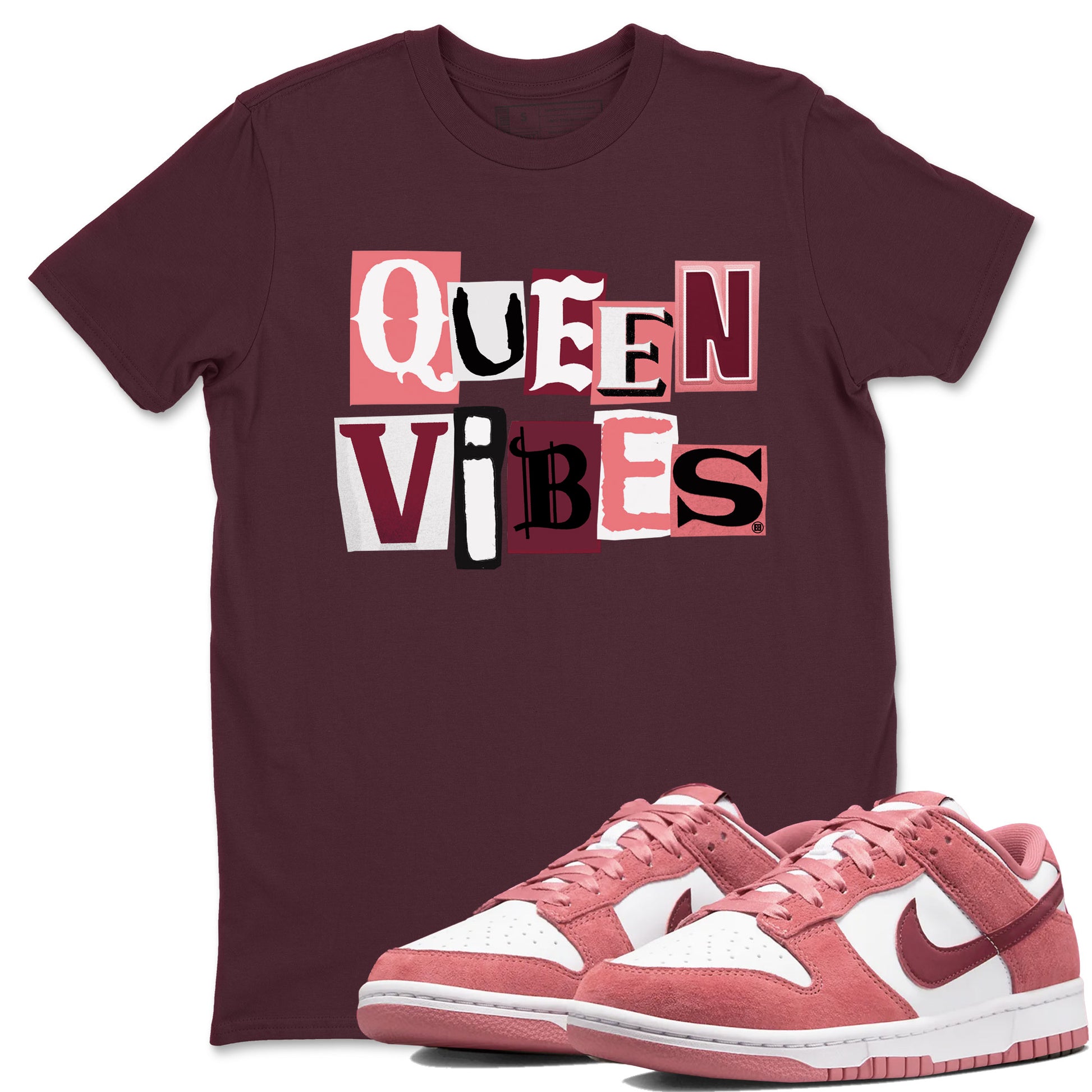 Queen Vibes SNRT Sneaker Tees - Dunk Valentines Day 2024 - SNRT Sneaker Tee