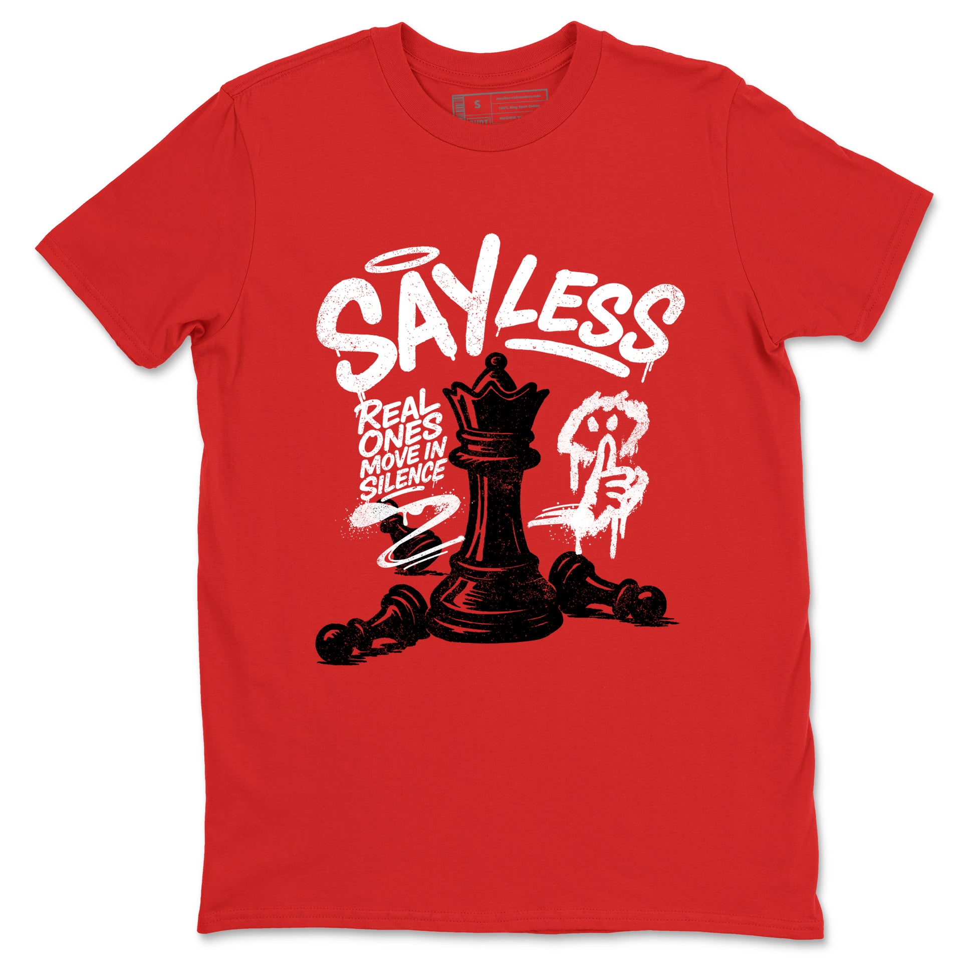 Say Less SNRT Sneaker Tees - Air Jordan 1 Low Chicago - SNRT Sneaker T-shirts
