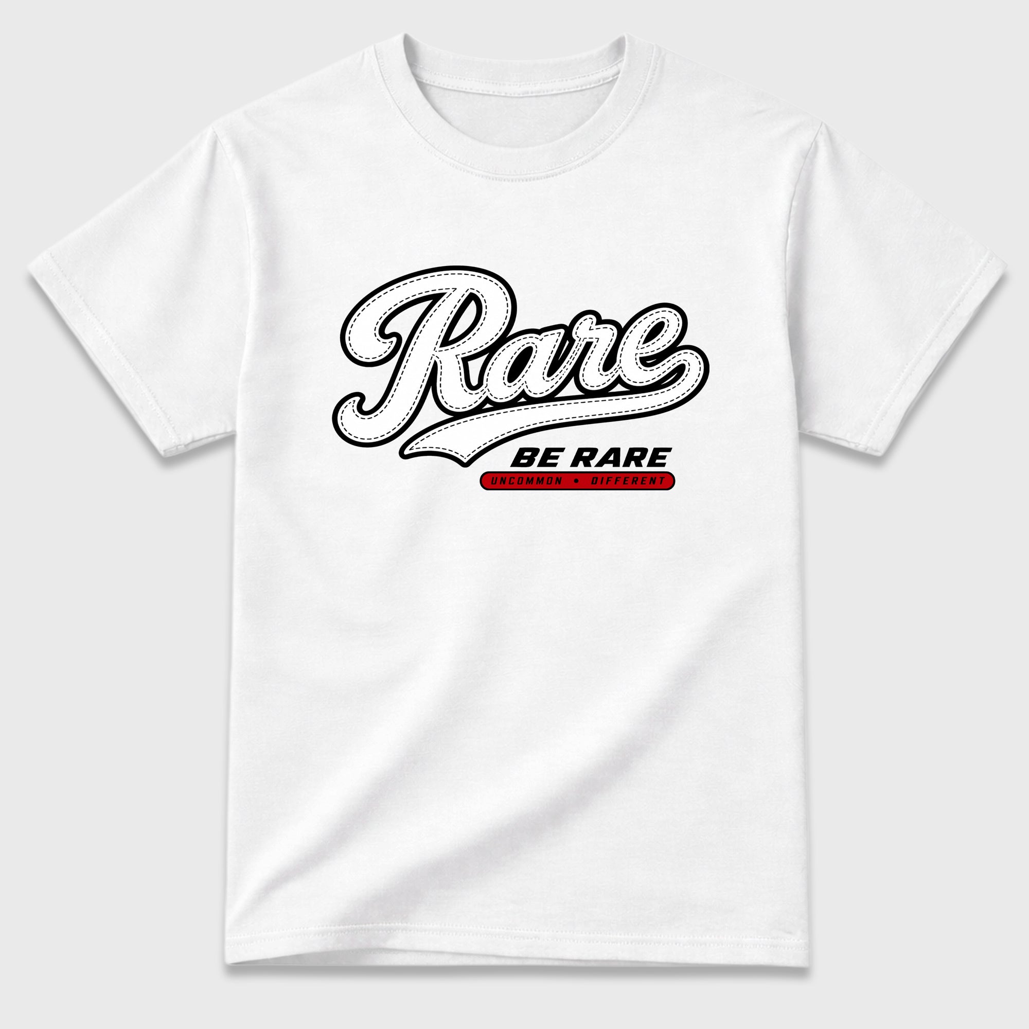 Rare Graphic T-Shirt featuring original streetwear artwork designed to match the Air Jordan 9 True Red. White 2 Graphic T-Shirt.