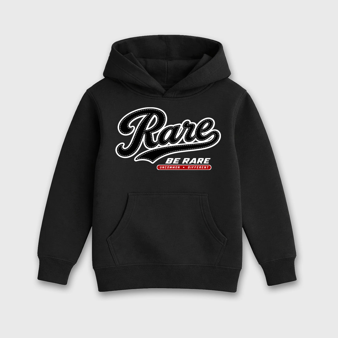 Rare Baby & Kids Graphic Hoodie featuring original artwork designed to match the Air Jordan 9 True Red. Black 2 Kids Graphic Sweater.